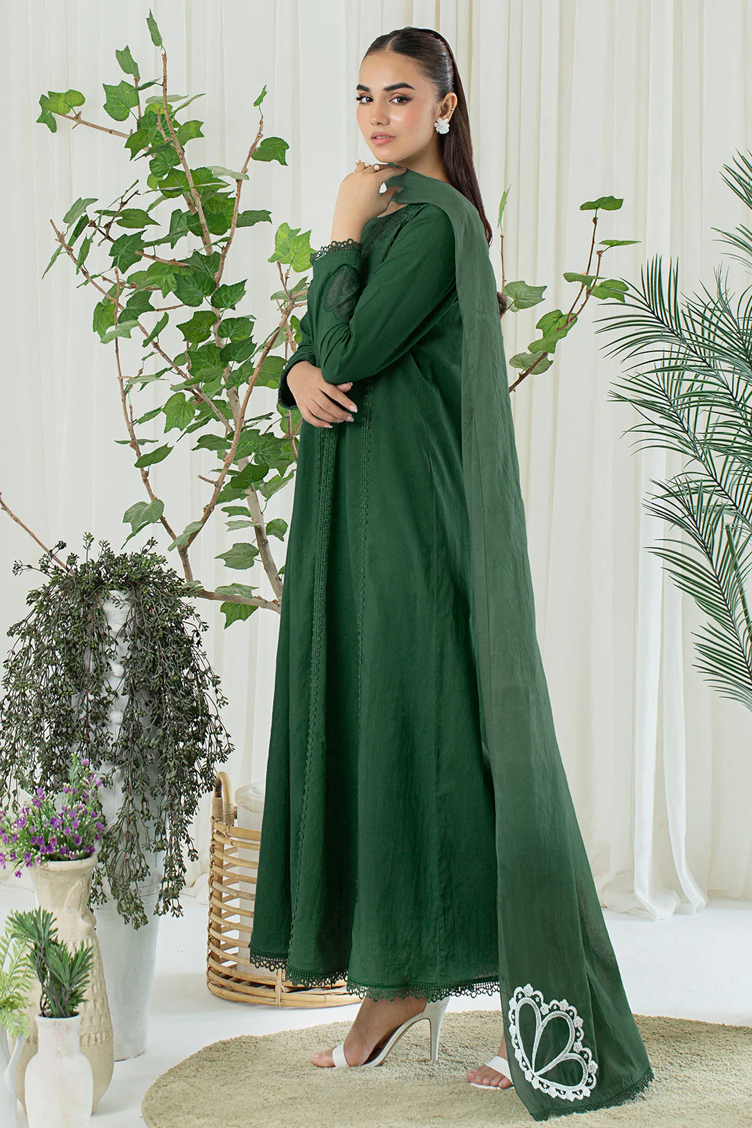 2 Piece - Embroidered Lawn Suit P001135 - Image 4