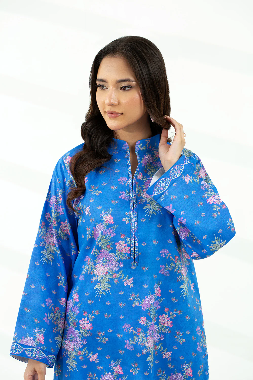 2 Piece - Digital Printed Lawn Suit P001221 - Image 3