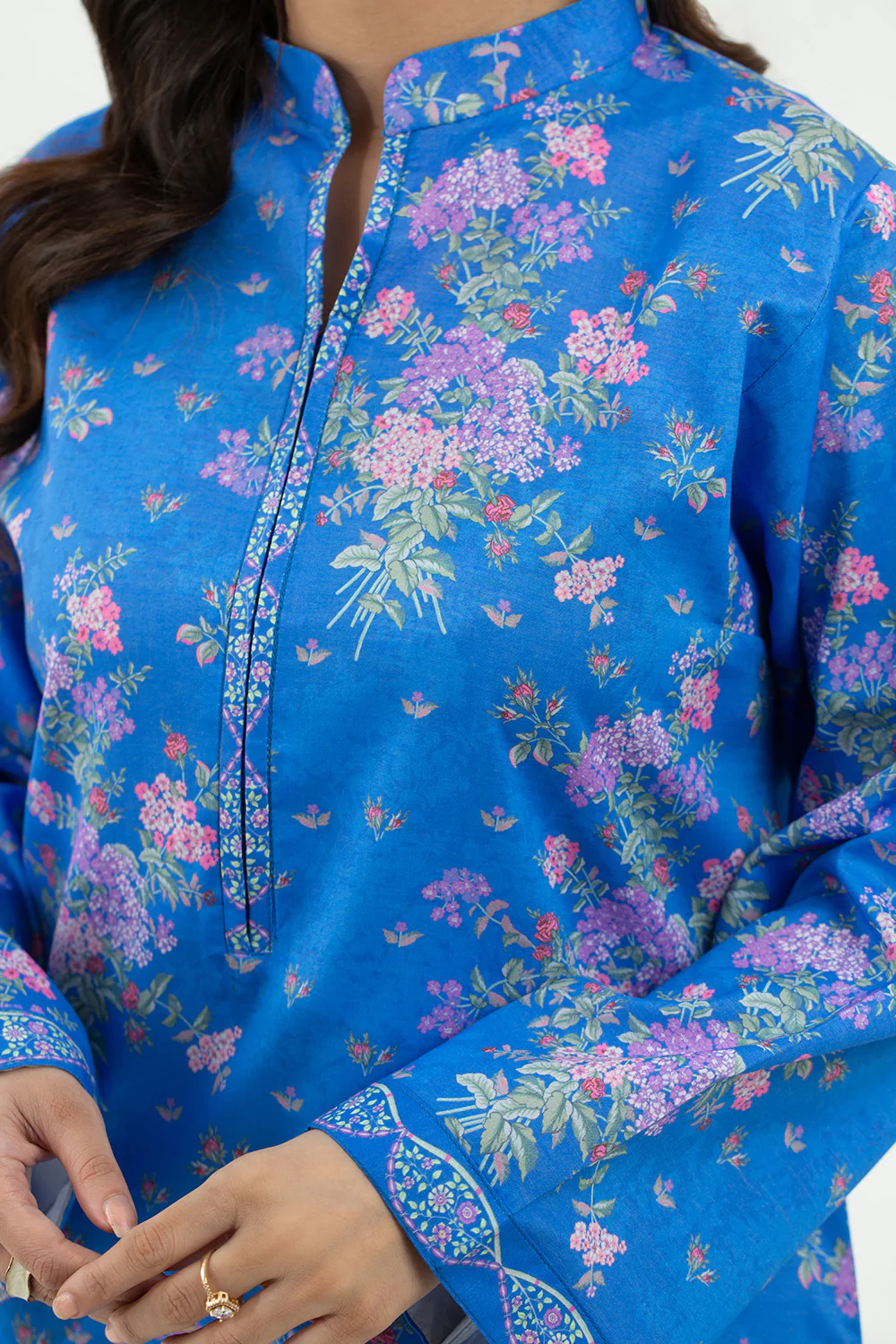 2 Piece - Digital Printed Lawn Suit P001221 - Image 4