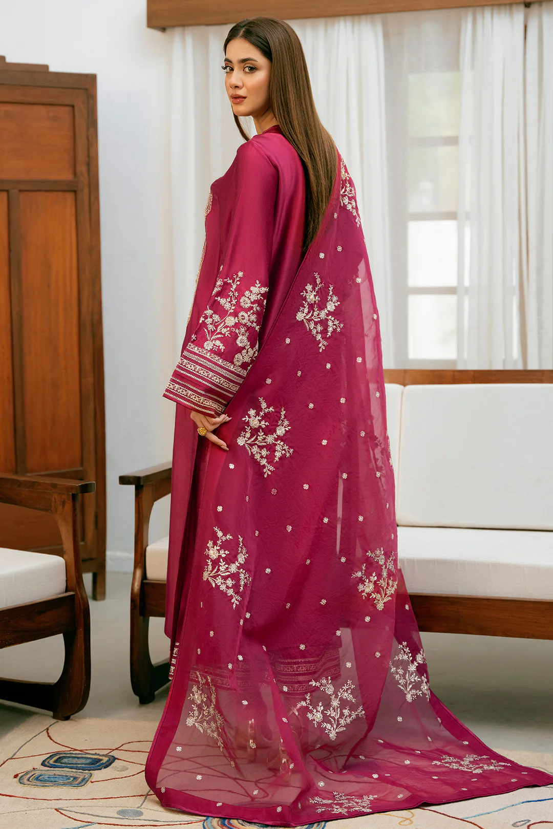 3 Piece - Premium Silk Suit LFP1114 - Image 4