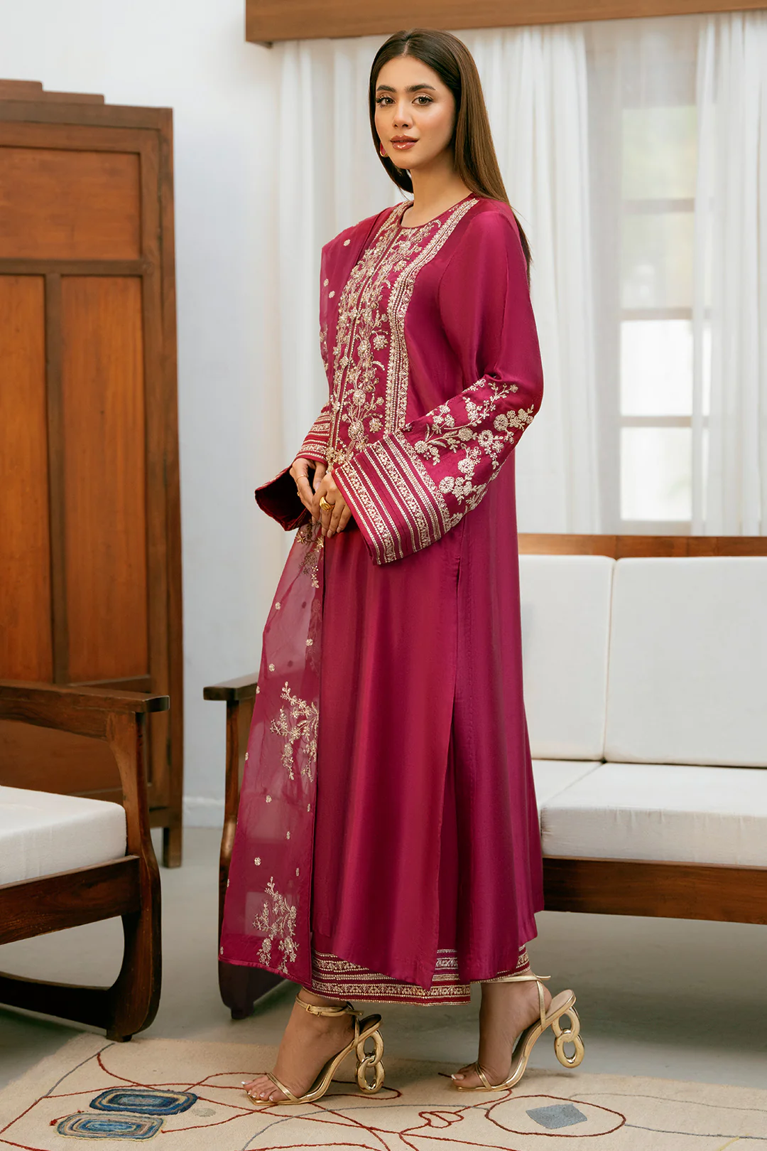 3 Piece - Premium Silk Suit LFP1114 - Image 6