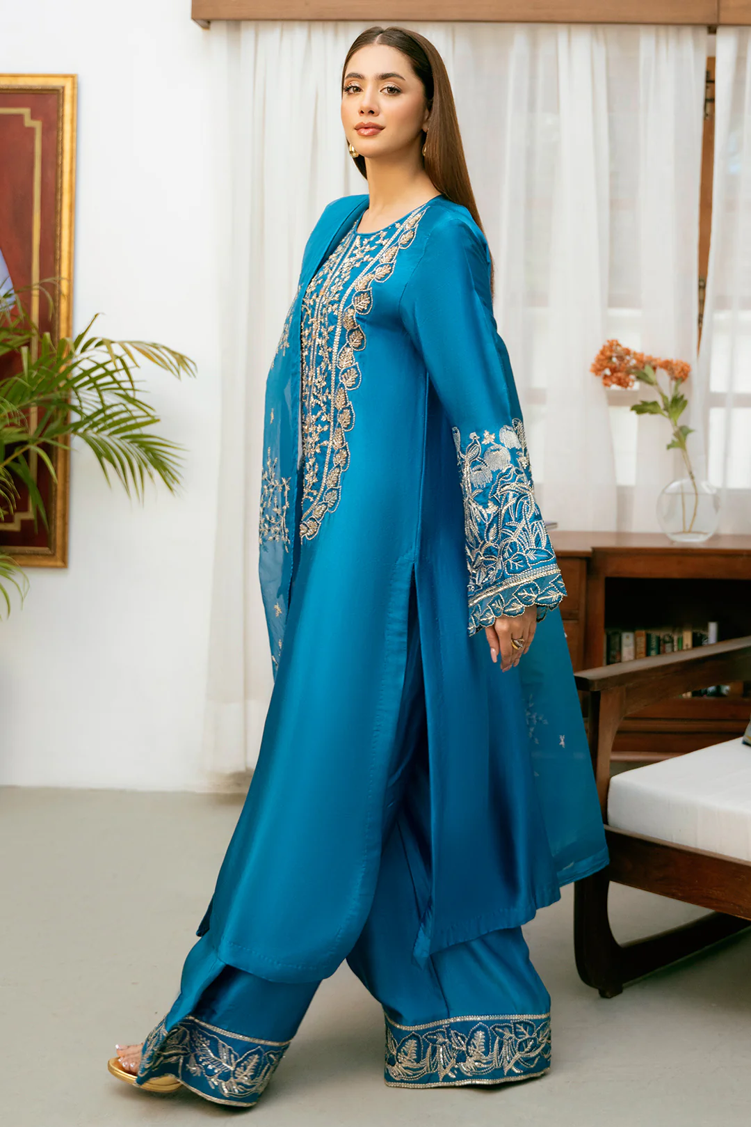 3 Piece - Premium Silk Suit LFP1115 - Image 4