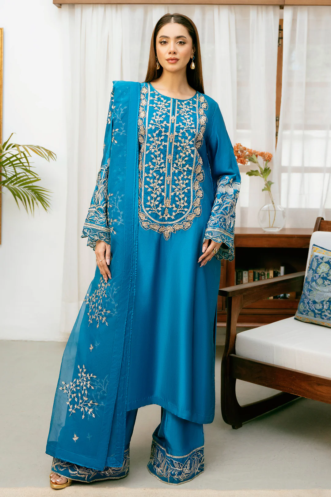 3 Piece - Premium Silk Suit LFP1115 - Image 5