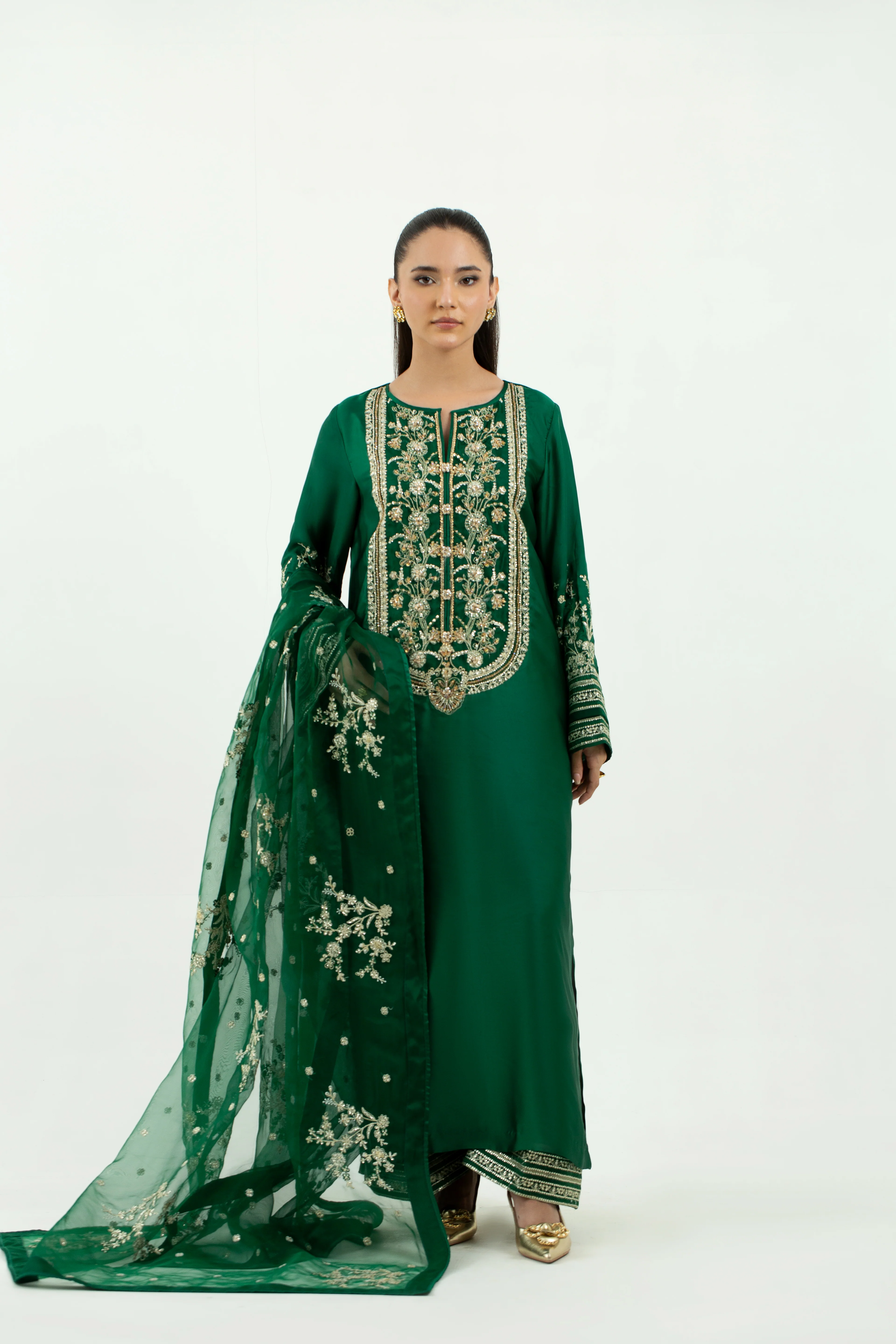 3 Piece - Premium Silk Suit LFP1135 - Image 3