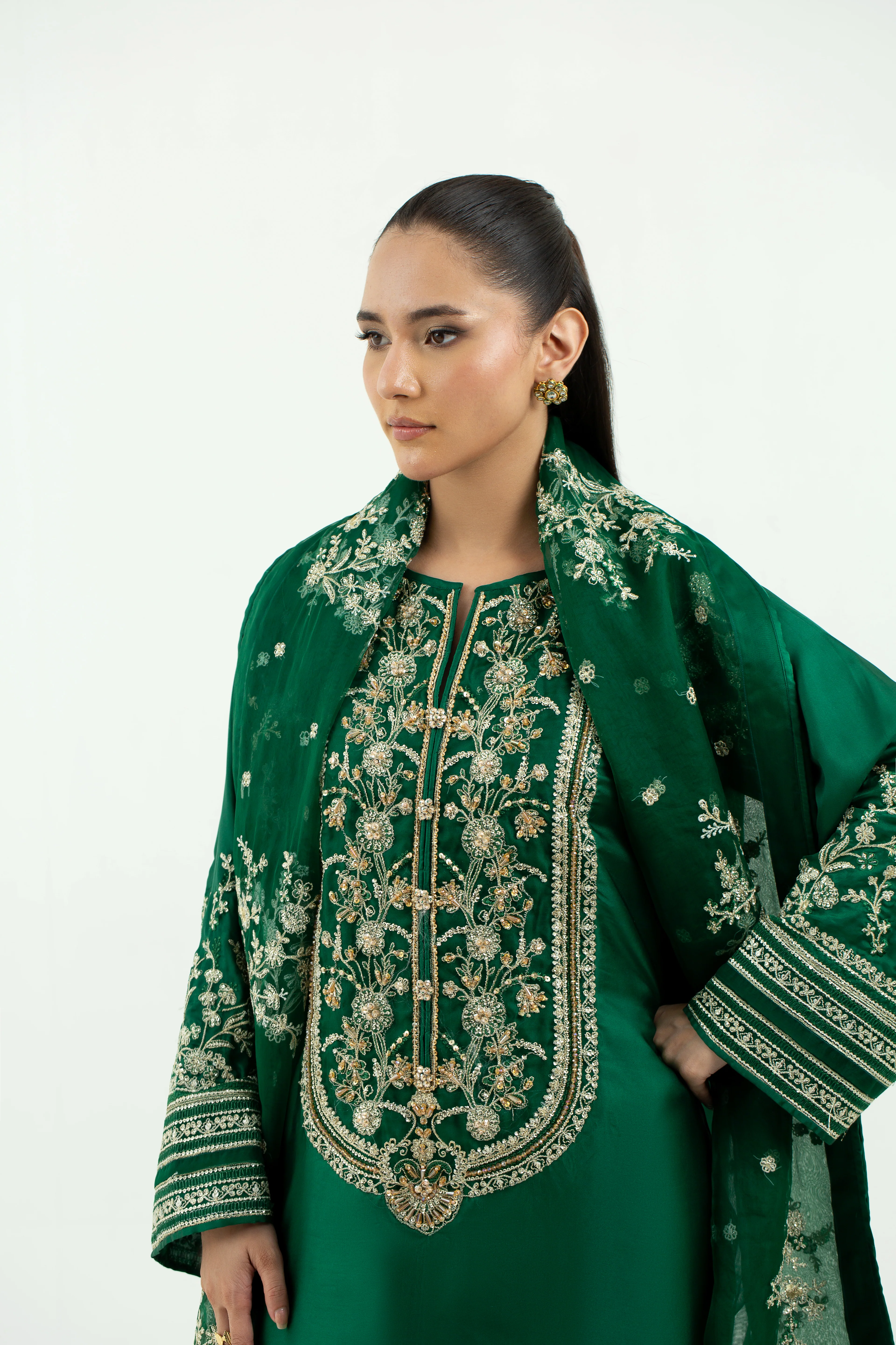 3 Piece - Premium Silk Suit LFP1135 - Image 9